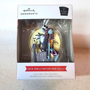 Hallmark Ornament Disney's Jack Skellington and Sally. New.